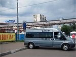 Бесплатный автобус Genser в пункт аренды автомобилей АрендаАвто-улн на ул.Добролюбова
